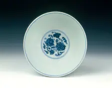 Blue and white bowl, early Ming dynasty, Yongle period, China, 1402-1424. Creator: Unknown