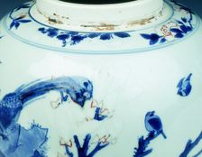 Blue and white ginger jar, early Kangxi period, Qing dynasty, China, 1662-1677. Creator: Unknown
