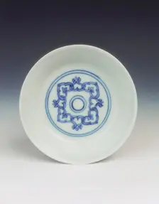 Blue and white dish, Ming dynasty, China, 1467-1485. Creator: Unknown