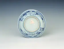 Blue and white dish, Ming dynasty, China, c1500. Creator: Unknown