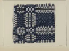 Blue and White Homespun, c. 1937. Creator: William O. Fletcher