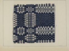 Blue and White Homespun, c. 1937. Creator: William O. Fletcher