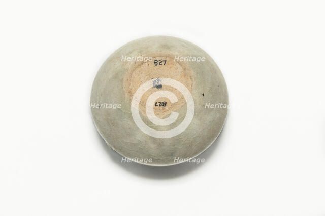 Blue and white jarlet with floral decoration, 14th-15th century. Artist: Unknown.