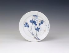 Blue and white porcelain plate, Qing dynasty, mid Kangxi period, China, 1683-1700