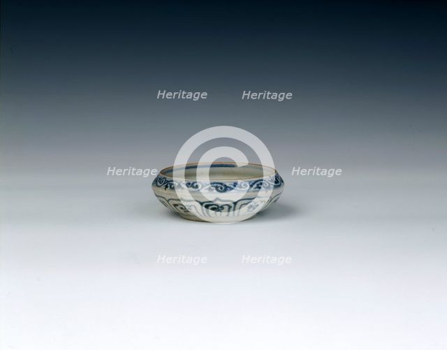 Blue and white water container, Chu Dau kiln, Vietnam, late 15th-early 16th century. Artist: Unknown