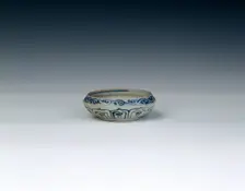 Blue and white water container, Chu Dau kiln, Vietnam, late 15th-early 16th century. Creator: Unknown