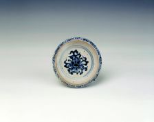 Blue and white water container, Chu Dau kiln, Vietnam, late 15th-early 16th century