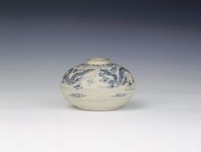 Blue and white waterpot with dragons, Vietnam, first half of 15th century