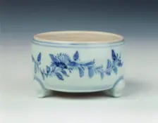 Blue and white tripod censer, Ming dynasty, China, 1467-1485. Creator: Unknown