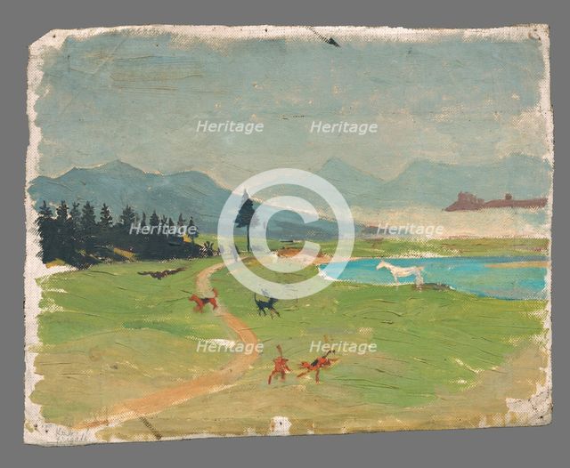 Blue Bay, around 1930. Creator: Arnold Peter Weisz-Kubincan.