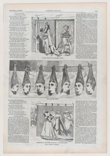 Blue Beard Tableau: Fatima Enters the Forbidden Court; What She Sees There; D..., September 5, 1868. Creator: Unknown