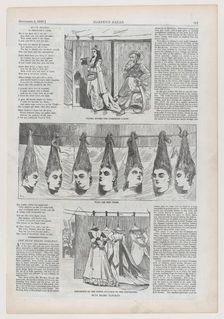 Blue Beard Tableau: Fatima Enters the Forbidden Court; What She Sees There; D..., September 5, 1868. Creator: Unknown