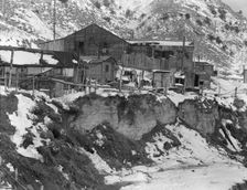 Blue Blaze mine, coal town, company houses, Consumers, near Price, Utah, 1936. Creator: Dorothea Lange
