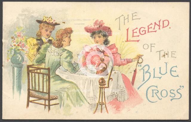 Blue Cross Tea, 1890s. Artist: Unknown