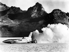 Blue Flame rocket-powered car, c1970