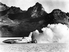 Blue Flame rocket-powered car, c1970