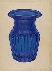 Blue Glass, 1935/1942. Creator: Nicholas Amantea