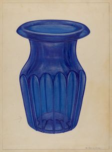 Blue Glass, 1935/1942. Creator: Nicholas Amantea