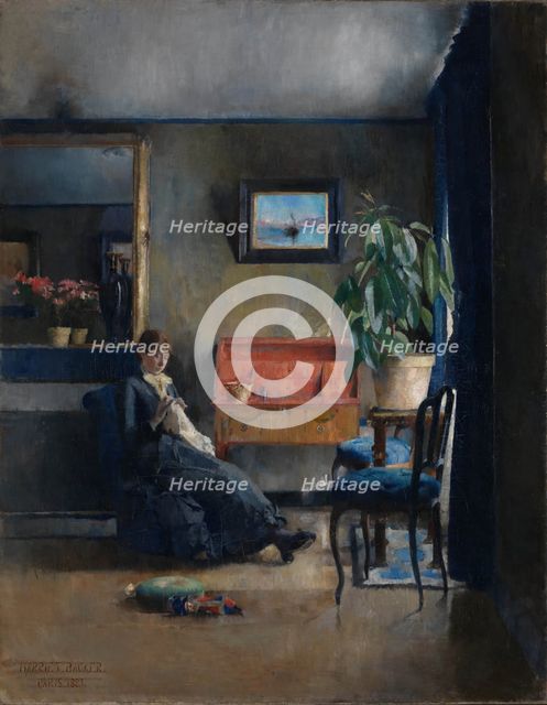 Blue Interior, 1883.