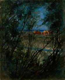 Blue Landscape, 1875. Creator: Ladislav Mednyanszky