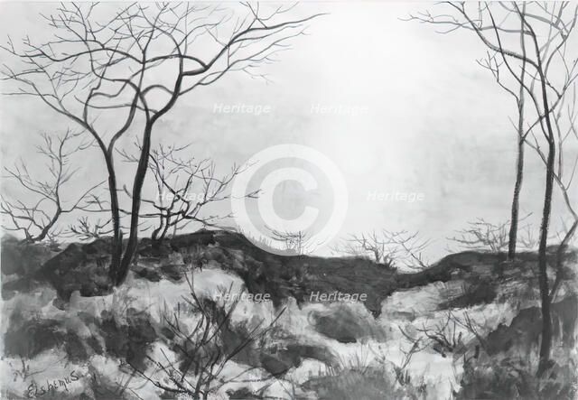 Blue Landscape, c. 1896-1899. Creator: Louis Michel Eilshemius.