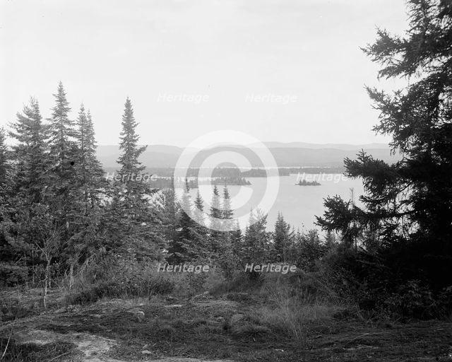 Blue Mountain from the crags, Adirondack Mts., N.Y., between 1900 and 1910. Creator: Unknown.