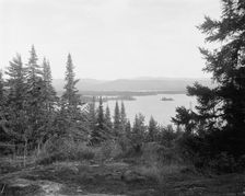 Blue Mountain from the crags, Adirondack Mts., N.Y., between 1900 and 1910. Creator: Unknown