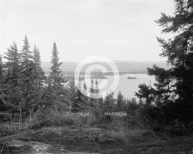 Blue Mountain from the crags, Adirondack Mts., N.Y., between 1900 and 1910. Creator: Unknown.