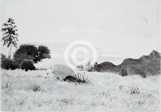 Blue Mountains, 1888. Creator: Louis Michel Eilshemius.