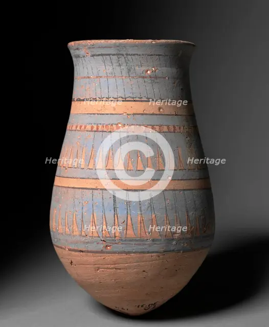 Blue-Painted Jar, 1353-1337 BC. Creator: Unknown.