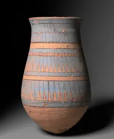 Blue-Painted Jar, 1353-1337 BC. Creator: Unknown