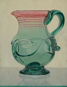 Blue Pitcher, c. 1936. Creator: Vincent Burzy