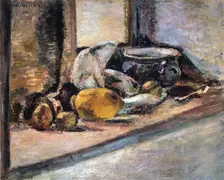 Blue Pot and Lemon 1897. Creator: Henri Matisse