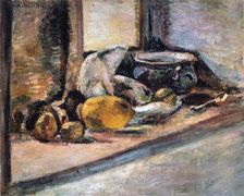 Blue Pot and Lemon 1897. Creator: Henri Matisse