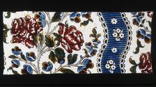 Blue Ribbon (Furnishing Fabric), France, 1760/64. Creator: Unknown