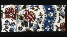 Blue Ribbon (Furnishing Fabric), France, 1760/64. Creator: Unknown