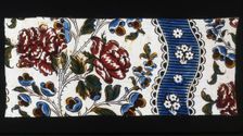 Blue Ribbon (Furnishing Fabric), France, 1760/64. Creator: Unknown