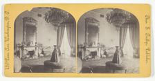 Blue Room, White House, late 19th century. Creator: Charles. S. Cudlip