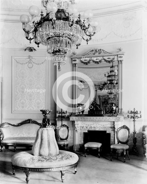 Blue Room, White House, Washington, D.C., c1890. Creator: Frances Benjamin Johnston.