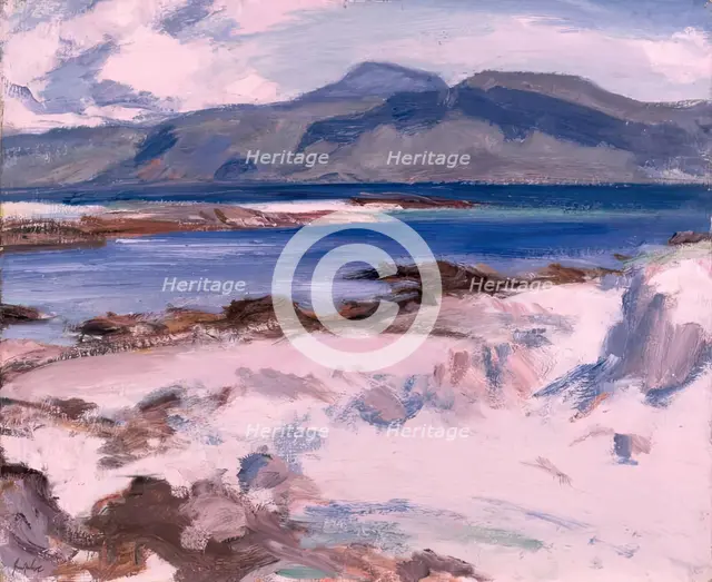 Blue Sea, Iona, 1927. Creator: Samuel John Peploe.