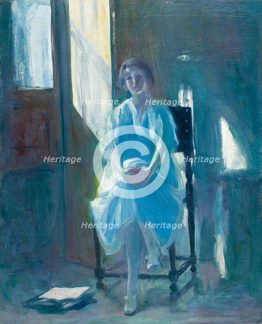 Blue Symphony (Sinfonia azul), 1920. Creator: Carneiro, António (1872-1930).