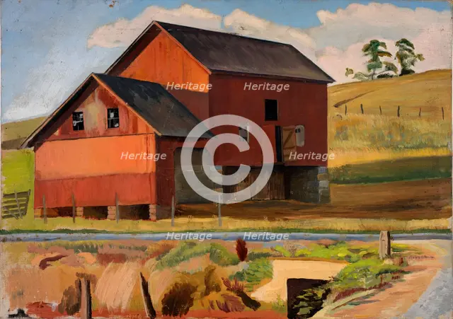 Bluemont Farm, ca. 1932-1937. Creator: Edward Bruce.
