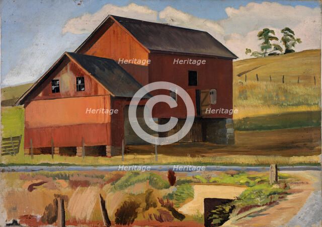 Bluemont Farm, ca. 1932-1937. Creator: Edward Bruce.