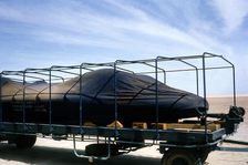 Bluebird CN7 being transported to Lake Eyre for World Record attempt, 1964. Creator: Unknown