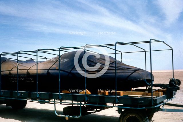 Bluebird CN7 being transported to Lake Eyre for World Record attempt, 1964. Creator: Unknown.