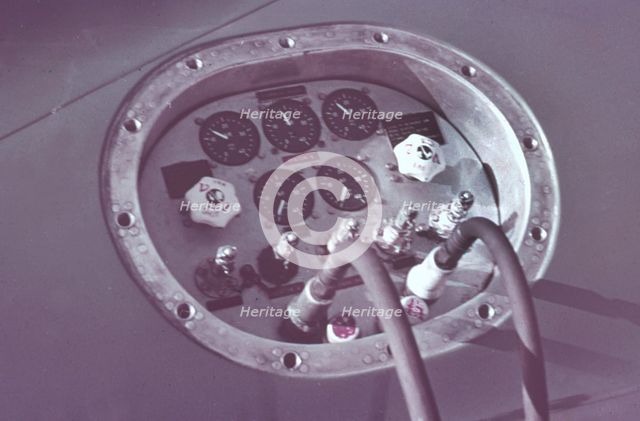 Bluebird CN7 instrumentation panel, 1964. Creator: Unknown.