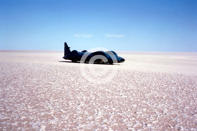 Bluebird CN7 World Land Speed Record attempt, Lake Eyre, Australia, 1964. Creator: Unknown.