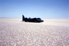 Bluebird CN7 World Land Speed Record attempt, Lake Eyre, Australia, 1964. Creator: Unknown