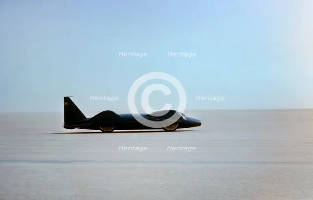 Bluebird CN7 World Land Speed Record attempt, Lake Eyre, Australia, 1964. Creator: Unknown.