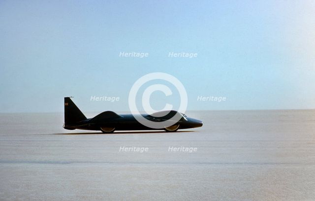 Bluebird CN7 World Land Speed Record attempt, Lake Eyre, Australia, 1964. Creator: Unknown.